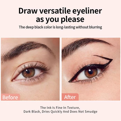 1PC Eyeliner Pen Waterproof, Fast Drying, Durable, Smooth and Easy to Color, Creating Natural Eye Makeup